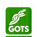 Logo de la certificación GOTS (Global Organic Textile Standard).