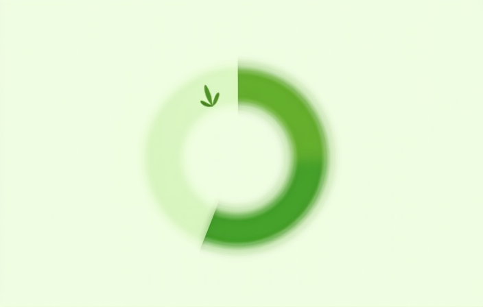 Gráfico circular mostrando la reducción de emisiones de CO2 de Naya Cortes.
