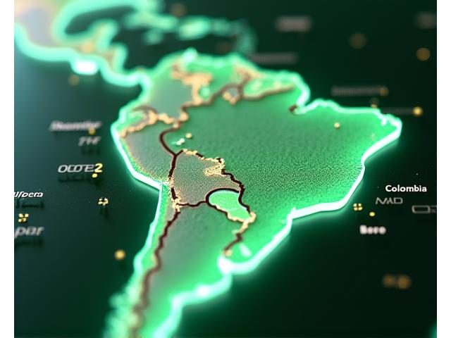 Mapa interactivo de cobertura logística con rutas optimizadas desde Bogotá