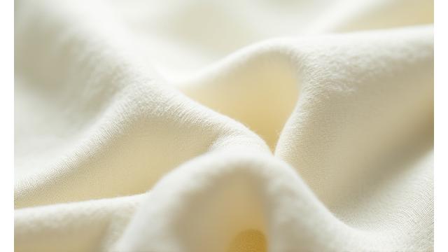 Muestra de tela de algodón orgánico certificado GOTS, mostrando su textura suave y natural, sobre un fondo claro.